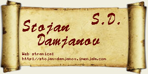 Stojan Damjanov vizit kartica